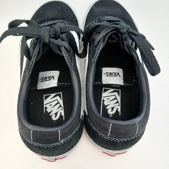 Vans Ward Women's SIze 8 Black and White Suede and Canvas Sneakers - Picture 7 of 14